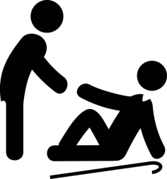 Man Lifting An Old Man Outline Svg Vector, Free Vectors File